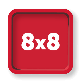 8x8 agency logo